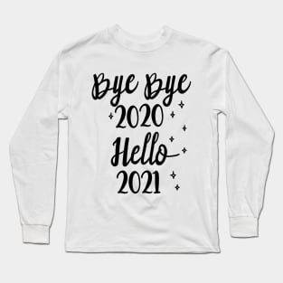 Hello 2021, Happy New Year 2021 Christmas, Merry Christmas Long Sleeve T-Shirt